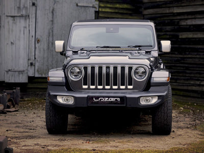 Capot Kit de montage Jeep Wrangler JL (2017+) pour Linear-36 LAZER LAMPS sur Xperts4x4 Accessoires 4x4 Off-Road