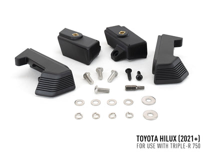 Pack LED Calandre LAZER LAMPS pour Toyota Hilux Active/Icon 2021+ avec phares LED intégrés, montage facile et design moderne.