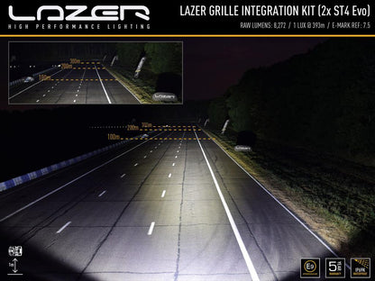 Pare-chocs faisceau Kit de montage VW Tiguan (2016-2020) LAZER LAMPS -