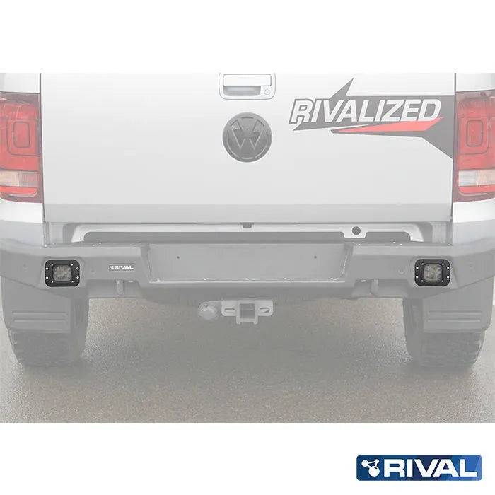 Pare-choc Arriere Aluminium Rival - Volkswagen Amarok 2010 à 2022 sur Xperts4x4 Accessoires 4x4 Off-Road