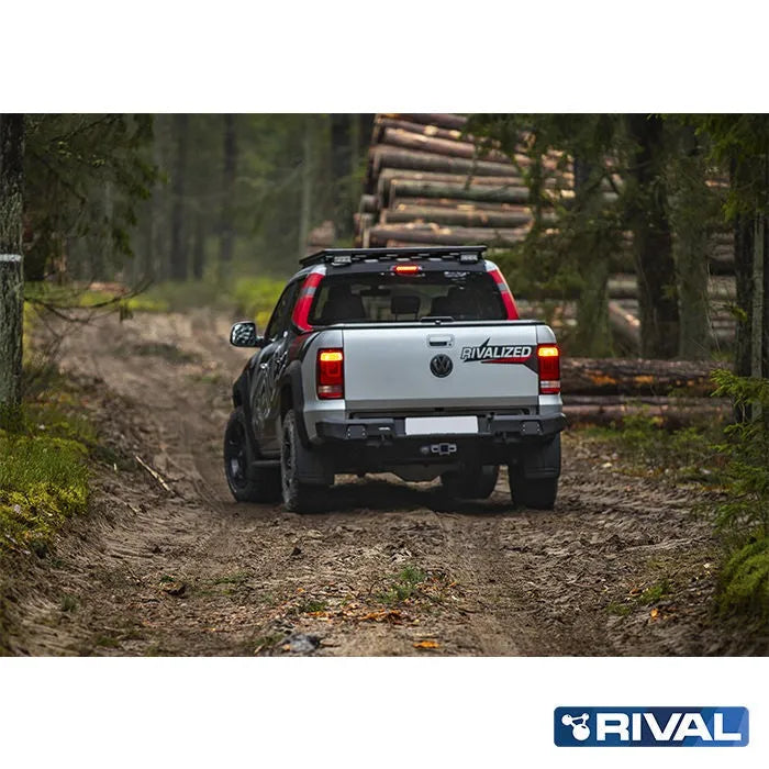 Pare-choc Arriere Aluminium Rival - Volkswagen Amarok 2010 à 2022 sur Xperts4x4 Accessoires 4x4 Off-Road