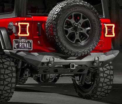 Pare-choc Arrière RIVAL sans Feux LED - Jeep Wrangler JL 2018-Present sur Xperts4x4 Accessoires 4x4 Off-Road