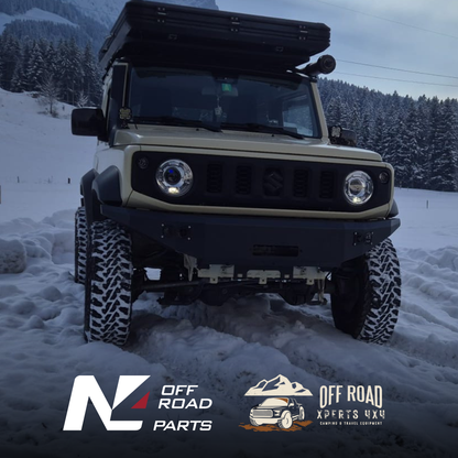 Pare-choc Avant N4-OFFROAD pour Suzuki Jimny 2018 a Present sur Xperts4x4 Accessoires 4x4 Off-Road