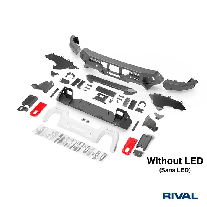 Pare-choc Avant Rival 4x4 Ford Raptor 2023+ | Aluminium Noir sur Xperts4x4 Accessoires 4x4 Off-Road