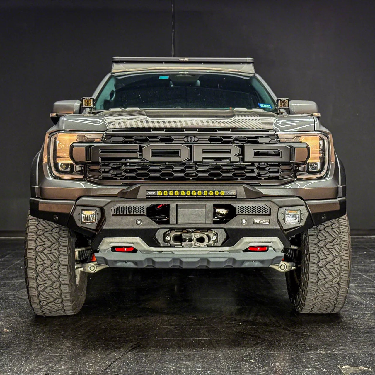 Pare-choc Avant Rival 4x4 Ford Raptor 2023+ | Aluminium Noir sur Xperts4x4 Accessoires 4x4 Off-Road