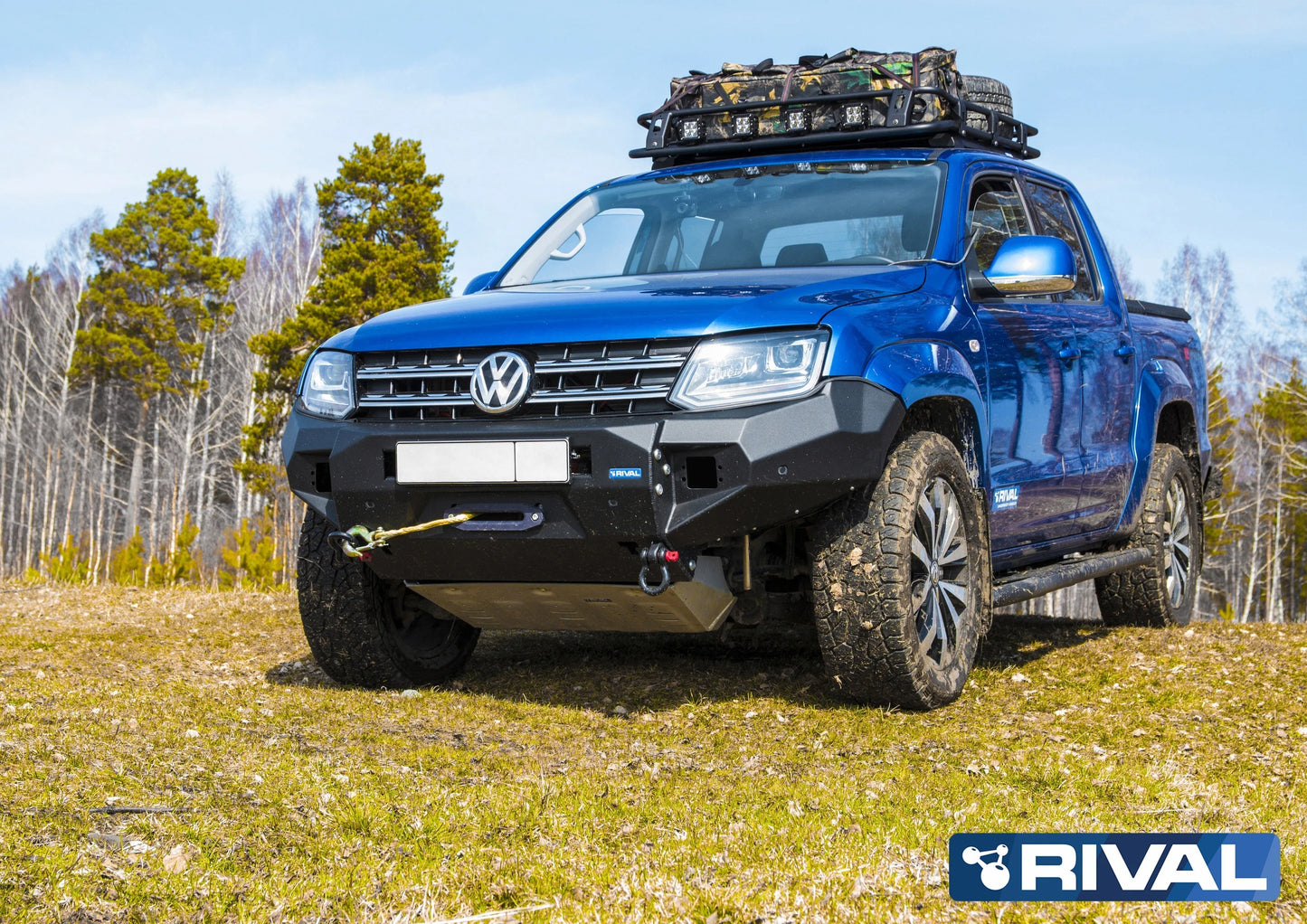 Pare-choc Avant Rival en Aluminium - Volkswagen Amarok 2010 à 2022 sur Xperts4x4 Accessoires 4x4 Off-Road