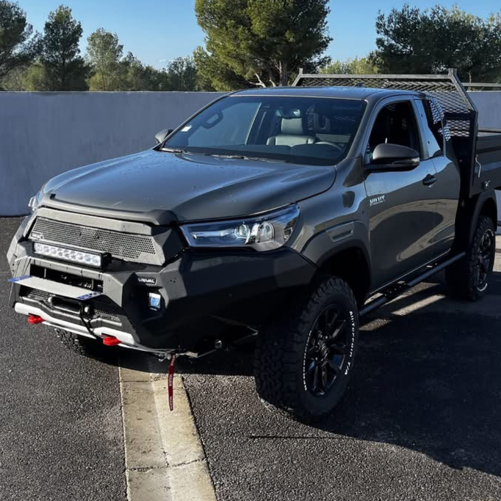 Pare-choc Avant Rival Toyota Hilux 2021 a Present | Léger et Robuste sur Xperts4x4 Accessoires 4x4 Off-Road