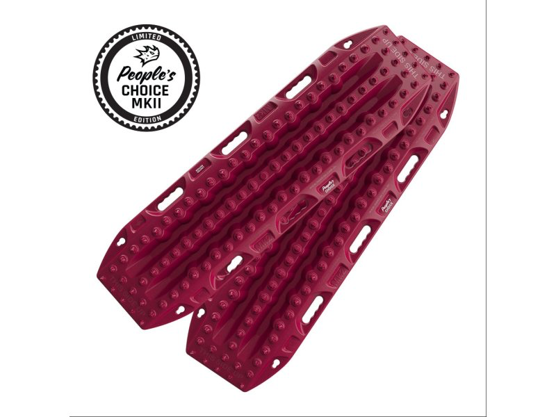 Plaques à sable Maxtrax MKII bordeaux - La paire - Edition limitée Maroon sur Xperts4x4 Accessoires 4x4 Off-Road