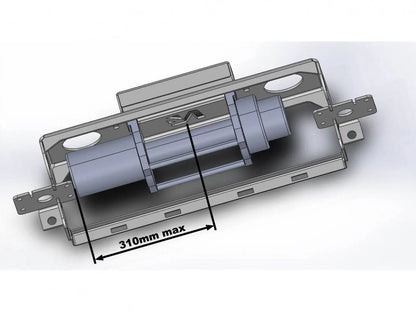 Platine de Treuil Toyota Hilux 2021 a Present sur Pare-choc d'Origine sur Xperts4x4 Accessoires 4x4 Off-Road