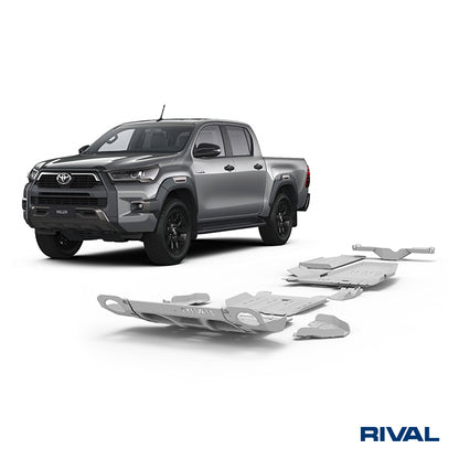 Kit Protections Intégrales RIVAL Toyota Hilux Revo (2016+) - Aluminium 6mm sur Xperts4x4 Accessoires 4x4 Off-Road