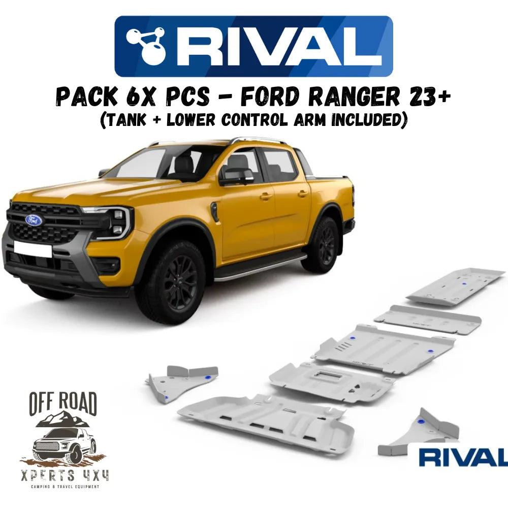 Pack Protections Inferieures Ford Ranger 2023+ | RIVAL 4x4 sur Xperts4x4 Accessoires 4x4 Off-Road