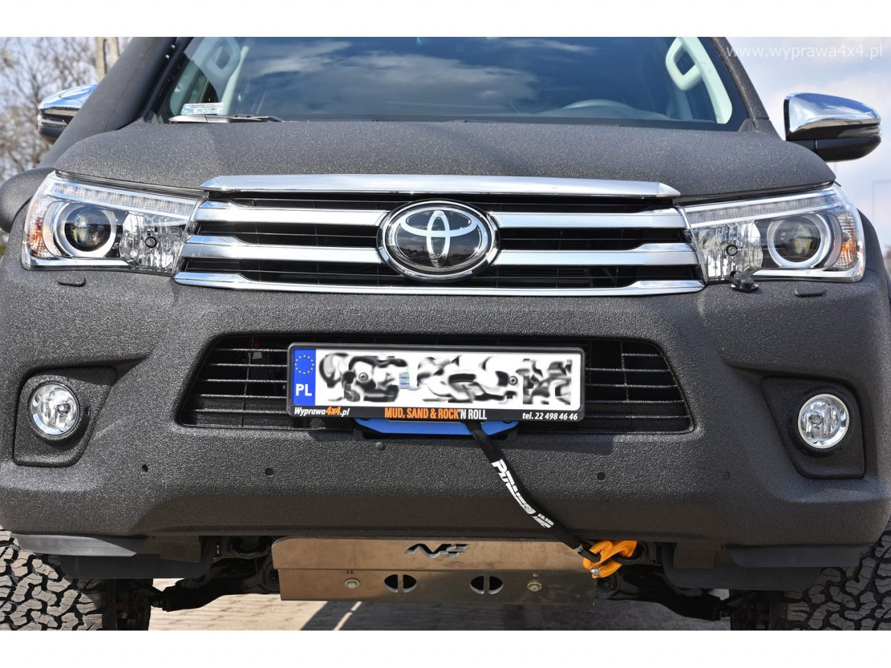 Ski de protection boîte de transfert en aluminium de 8mm pour Iveco Daily 4x4 07/2014-10/2019 N4-Offroad sur Xperts4x4 Accessoires 4x4 Off-Road