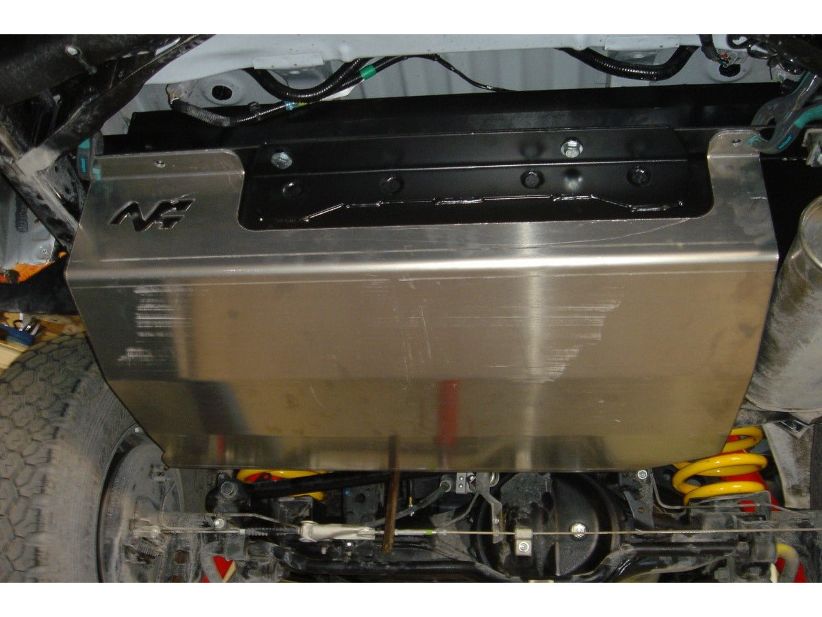 Protection inférieure pour réservoir supplémentaire LRA 4 plis en aluminium de 5mm, adaptée pour Toyota HDJ80 N4-Offroad.