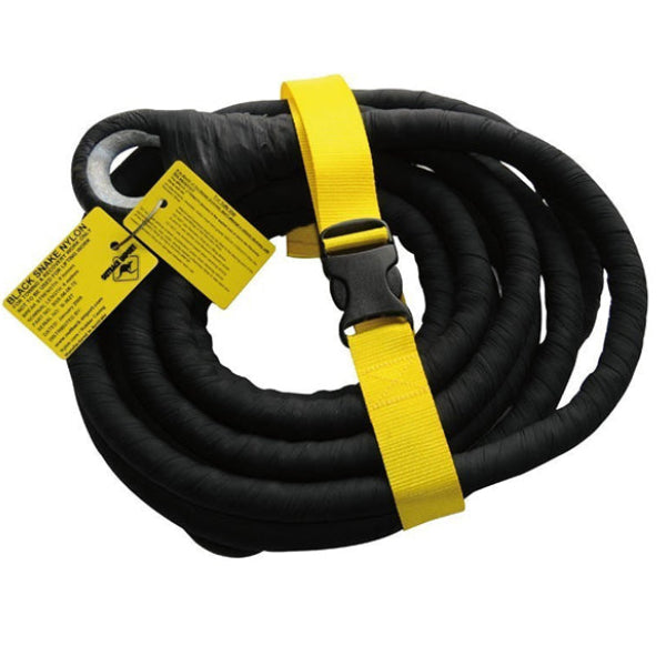 Sangle Kinétique 4x4 Black Snake Nylon sur Xperts4x4 Accessoires 4x4 Off-Road