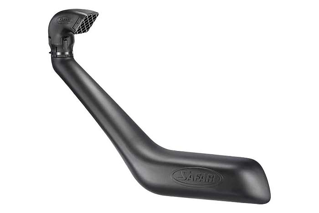 Snorkel Safari 4x4 pour Toyota Land Cruiser KDJ120 KDJ125, installation sur le capot avec fixation visible.