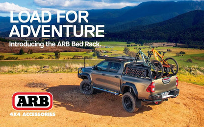 Bed Rack System ARB + Galerie de toit Baserack | Toyota Hilux Revo 2016+ Double Cab sur Xperts4x4 Accessoires 4x4 Off-Road