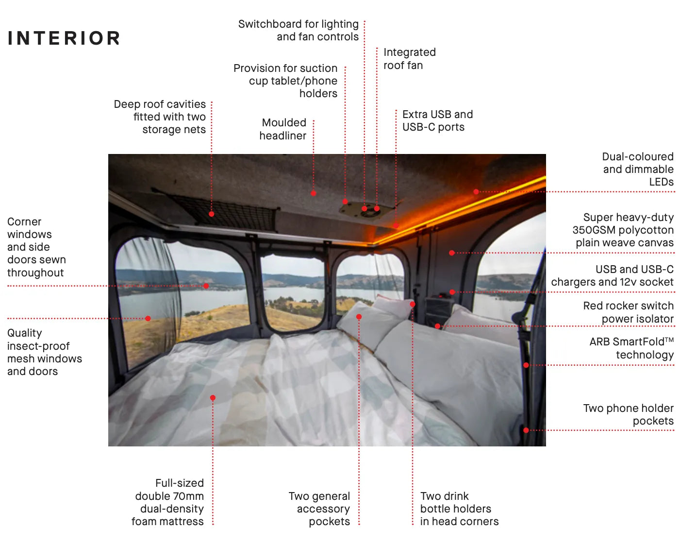 Tente de toit Altitude Electrique | ARB sur Xperts4x4 Accessoires 4x4 Off-Road