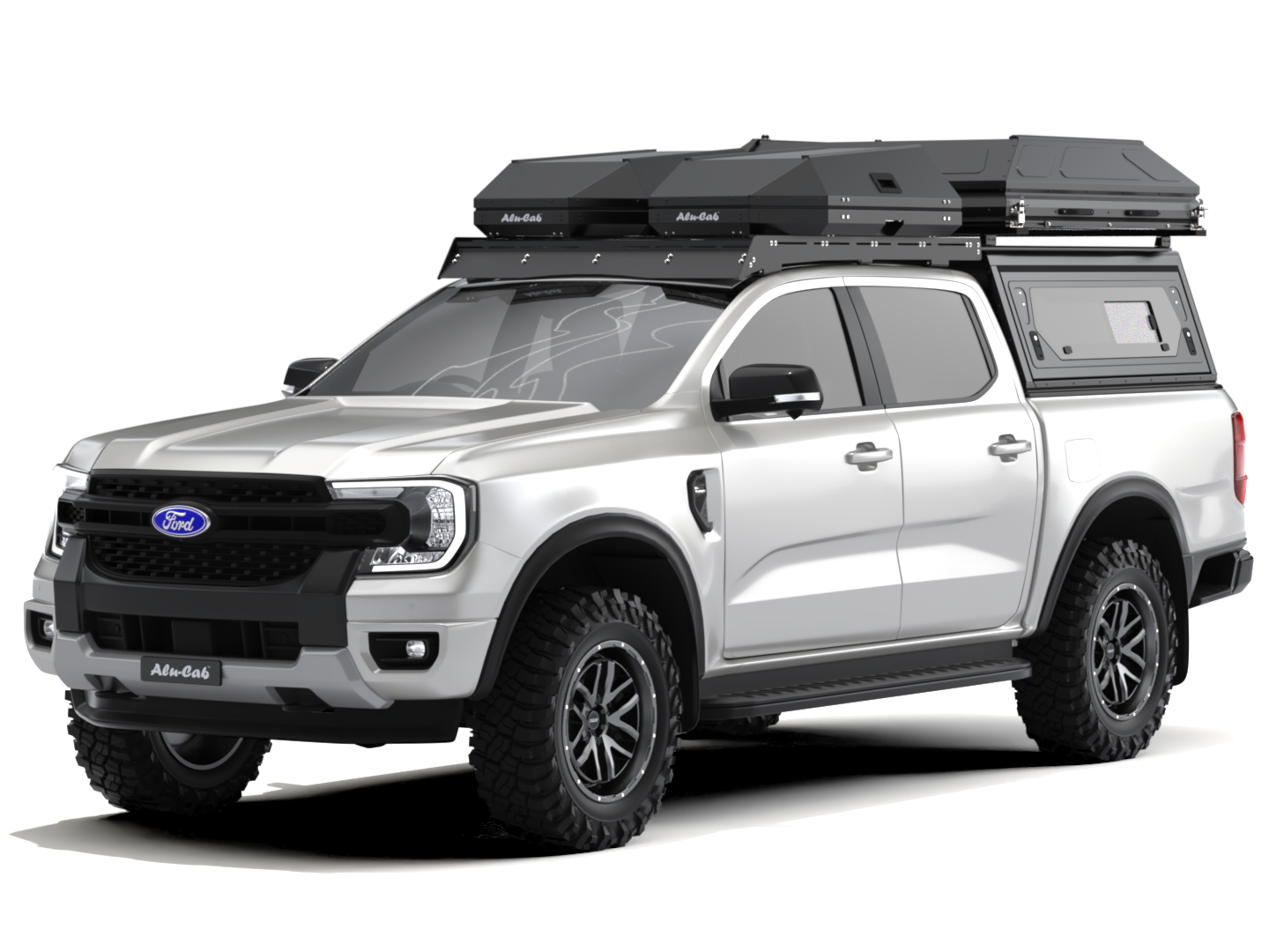 Tente de Toit Alu-Cab "RT-2S" - 2 Personnes | Coque Alu Compacte sur Xperts4x4 Accessoires 4x4 Off-Road