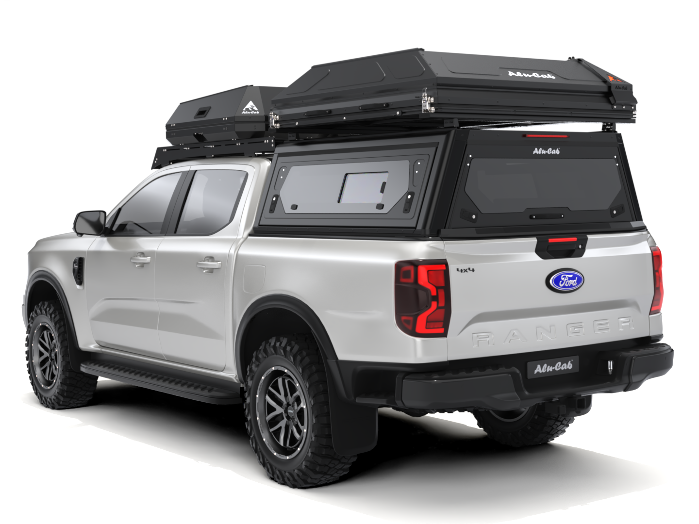 Tente de Toit Alu-Cab "RT-2S" - 2 Personnes | Coque Alu Compacte sur Xperts4x4 Accessoires 4x4 Off-Road