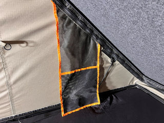 Tente de toit BOSS avec barres de toit  Campboss 4x4  2330mm x 1480mm sur Xperts4x4 Accessoires 4x4 Off-Road