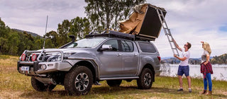 Tente de toit Simpson III ARB - 2400 x 1400 mm - avec Annexe sur Xperts4x4 Accessoires 4x4 Off-Road