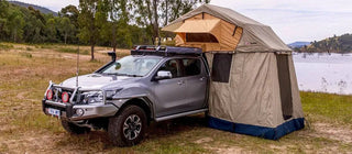 Tente de toit Simpson III ARB - 2400 x 1400 mm - avec Annexe sur Xperts4x4 Accessoires 4x4 Off-Road