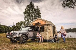 Tente de toit Simpson III ARB - 2400 x 1400 mm - avec Annexe sur Xperts4x4 Accessoires 4x4 Off-Road