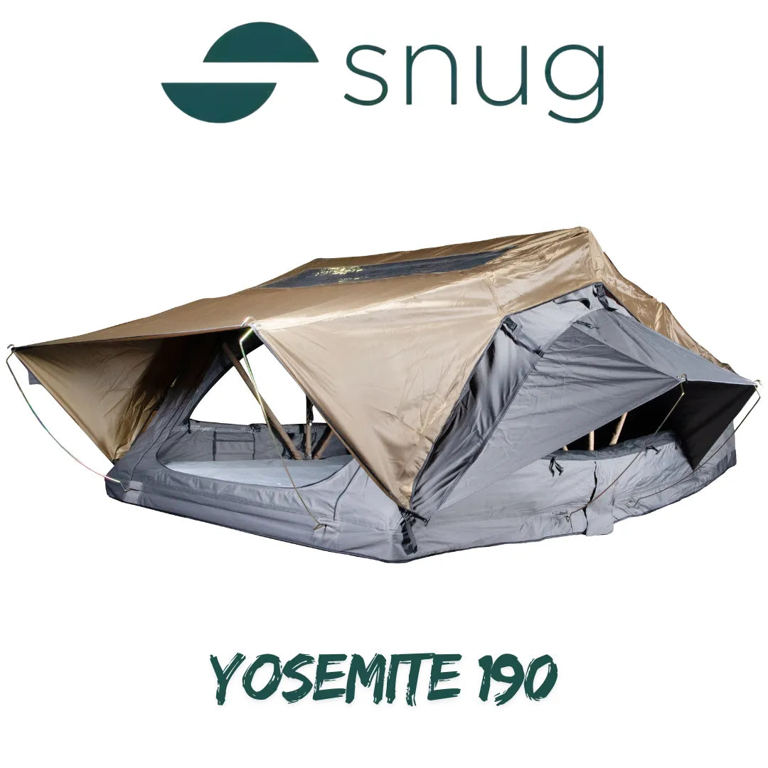 Tente de toit Souple SNUG YOSEMITE 190 (190 x 310 x 126 cm) sur Xperts4x4 Accessoires 4x4 Off-Road