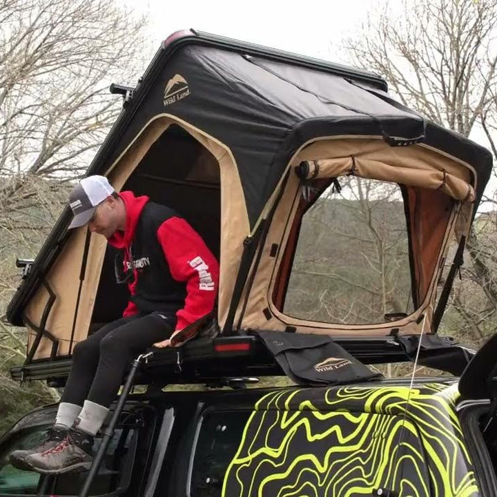 Tente de Toit WildLand | Bush Cruiser 140 V2 | 3 Places sur Xperts4x4 Accessoires 4x4 Off-Road