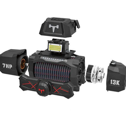 Treuil T-MAX EWI13000S TITAN FORCE VIEW | 5.9T | Câble Synthétique | 12V sur Xperts4x4 Accessoires 4x4 Off-Road