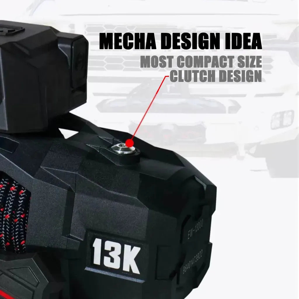 Treuil T-MAX EWI13000S TITAN FORCE VIEW | 5.9T | Câble Synthétique | 12V sur Xperts4x4 Accessoires 4x4 Off-Road