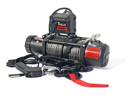Treuil T-MAX Muscle Fit MW9500 | 4305 Kg | 12V | Cable Synthétique/Plasma sur Xperts4x4 Accessoires 4x4 Off-Road