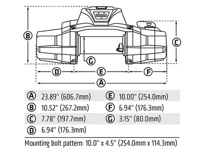 Treuil Warn Zeon XD10-S 4536kg | Corde Synthétique 12V sur Xperts4x4 Accessoires 4x4 Off-Road